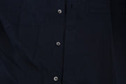 John Galliano Blue Casual Cotton Long Sleeve Shirt