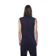 Nicolo Tonetto Black Cotton Tank Top