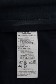 Dolce & Gabbana Blue Short striped Mini Denim Skirt