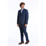 Baldinini Trend Blue Wool Men Blazer