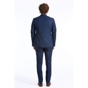 Baldinini Trend Blue Wool Men Blazer