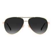 Jimmy Choo Gold Metal Sunglasses