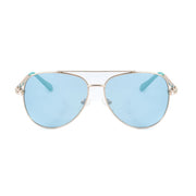 Guess Gold Metal Sunglasses