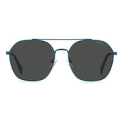 Polaroid Blue Stainless Steel Sunglasses