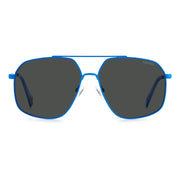 Polaroid Blue Stainless Steel Sunglasses