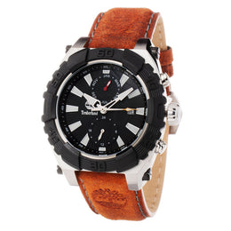 Timberland Brown Leather Dress Watch