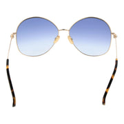Max Mara Gold Metal Sunglasses
