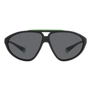 Polaroid Black Rubber Sunglasses