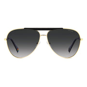 Polaroid Black Metal Sunglasses