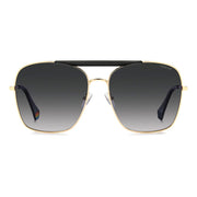 Polaroid Black Metal Sunglasses