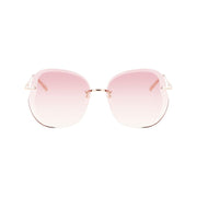 Longchamp Rose Gold Metal Sunglasses