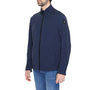 Suns Blue Nylon Full-Length Jacket