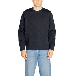 Armani Exchange Blue Cotton Sweatshirt