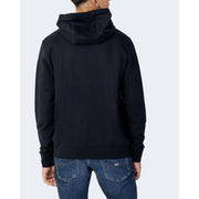 Armani Exchange Blue Cotton Hoodie