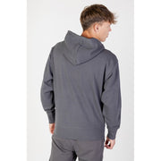 Hugo Boss Gray Cotton Hoodie