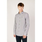Armani Exchange Black Cotton Pattern Shirt