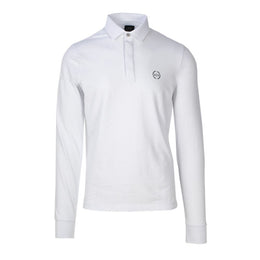 Armani Exchange White Cotton Long Sleeve T-Shirt