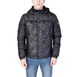 EA7 Emporio Armani Black Polyester Shell Jacket