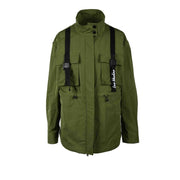 Love Moschino Green Polyester Parka