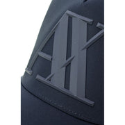 Armani Exchange Blue Polyester Cap (Baseball Hat)
