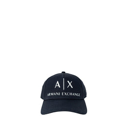 Armani Exchange Blue Cotton Cap (Baseball Hat)