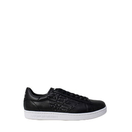 EA7 Emporio Armani Black And White Polyethylene Low Top Sneakers