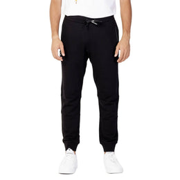 Armani Exchange Black Cotton Joggers (Workout Pants)