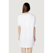 Love Moschino White Cotton Short Dress