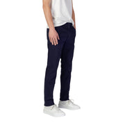 Hugo Boss Blue Cotton Skinny Pants