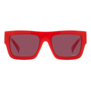 Missoni Red Plastic Sunglasses