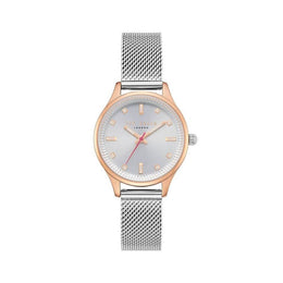 Ted Baker Silver Stainless Steel Dress Watch