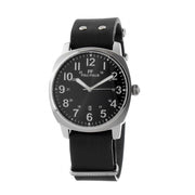Folli Follie Black Leather Dress Watch