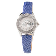 Folli Follie Blue Leather Dress Watch