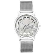 Juicy Couture Silver Stainless Steel Dress Watch