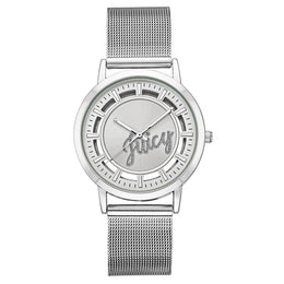 Juicy Couture Silver Stainless Steel Dress Watch