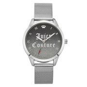 Juicy Couture Silver Stainless Steel Dress Watch