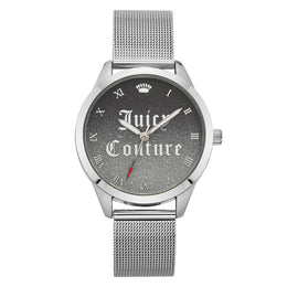 Juicy Couture Silver Stainless Steel Dress Watch