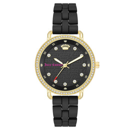 Juicy Couture Black Metal Dress Watch
