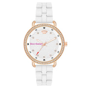 Juicy Couture White Metal Dress Watch