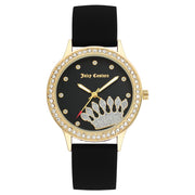 Juicy Couture Black Synthetic Dress Watch