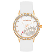 Juicy Couture White Synthetic Dress Watch