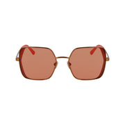Karl Lagerfeld Orange Metal Sunglasses