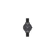Olivia Burton Black Stainless Steel Dress Watch