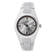 Chronotech Silver Stainless Steel Dress Watch
