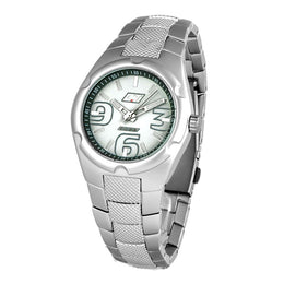 Chronotech Silver Polycarbonate Dress Watch