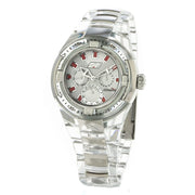Chronotech Transparent Polycarbonate Bracelet Watch