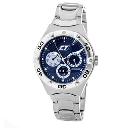 Chronotech Silver Stainless Steel Dress Watch