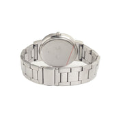 Chronotech Silver Stainless Steel Dress Watch