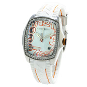 Chronotech White Rubber Dress Watch