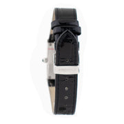 Chronotech Black Leather Dress Watch